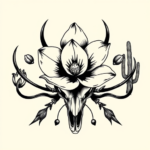 Western Magnolia Tattoo