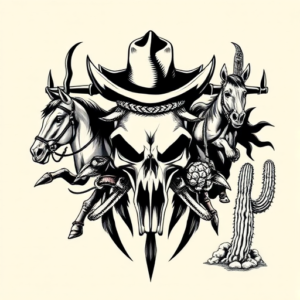 Western Money Tattoo