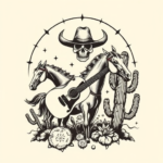 Western Music Tattoo