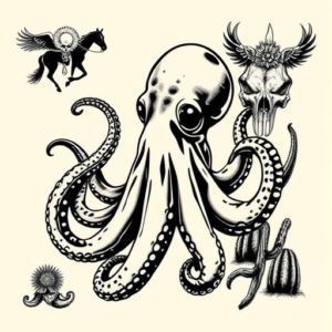 Western Octopus Tattoo