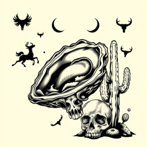 Western Oyster Tattoo