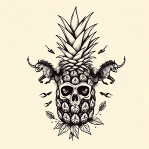 Western Pineapple Tattoo