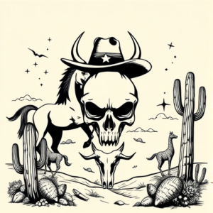 Western Pizza Tattoo