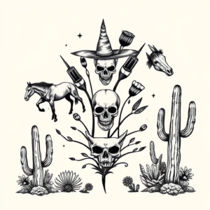 Western Plant Tattoo