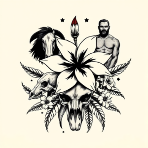 Western Plumeria Tattoo