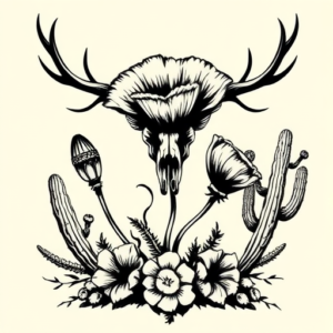 Western Poppy Tattoo