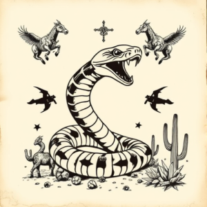 Western Rattlesnake Tattoo