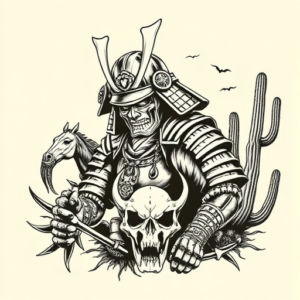 Western Samurai Tattoo