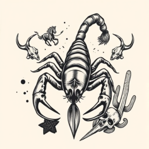 Western Scorpion Tattoo