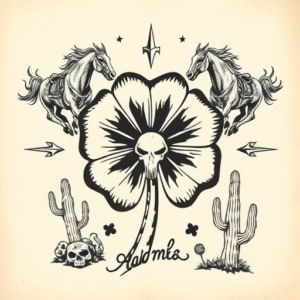 Western Shamrock Tattoo