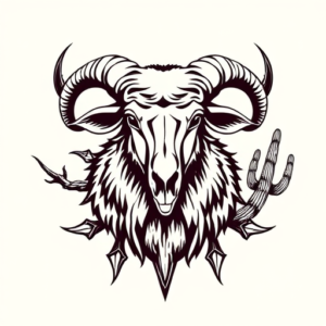 Western Sheep Tattoo