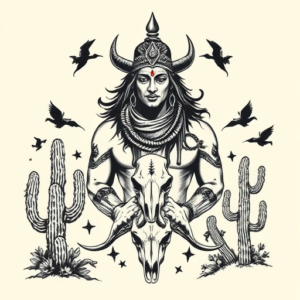 Western Shiva Tattoo