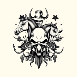 Western Slytherin Tattoo