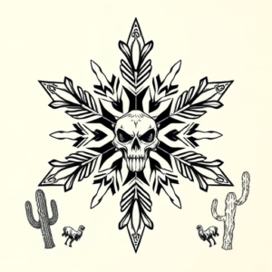 Western Snowflake Tattoo