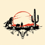 Western Sunset Tattoo