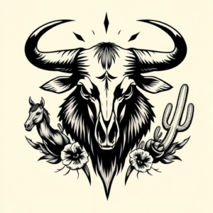 Western Taurus Tattoo