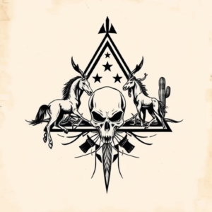 Western Triangle Tattoo