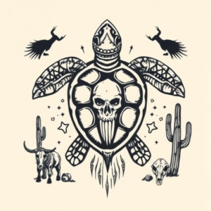 Western Turtle Tattoo