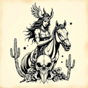 Western Valkyrie Tattoo