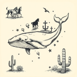 Western Whale Tattoo