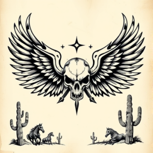 Western Wings Tattoo