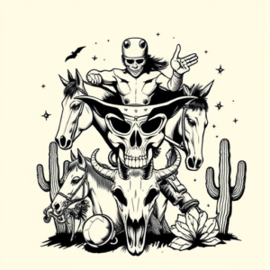 Western Wisteria Tattoo