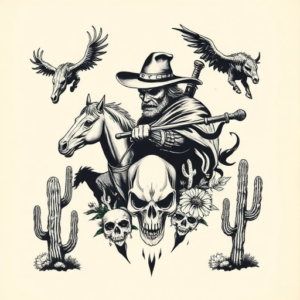 Western Witcher Tattoo