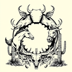 Western Wormhole Tattoo