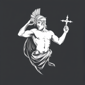 White Ink Achilles Tattoo