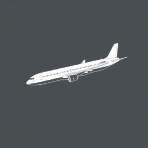 White Ink Airplane Tattoo