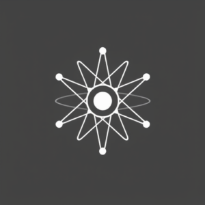 White Ink Atomic Tattoo