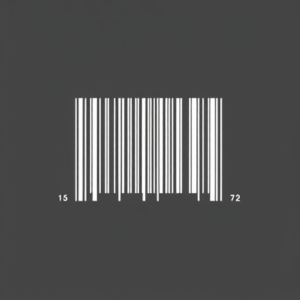 White Ink Barcode Tattoo