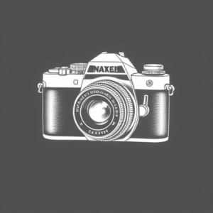 White Ink Camera Tattoo