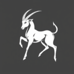 White Ink Capricorn Tattoo