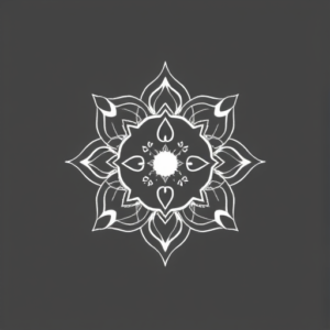 White Ink Chakra Tattoo