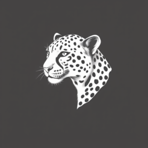 White Ink Cheetah Tattoo