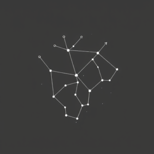 White Ink Constellation Tattoo