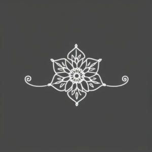 White Ink Crochet Tattoo