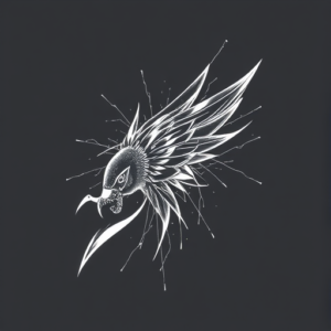 White Ink Cyber Tattoo