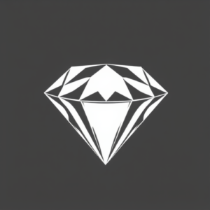 White Ink Diamond Tattoo