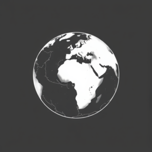 White Ink Earth Tattoo