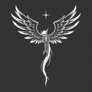 White Ink Evangelion Tattoo