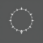 White Ink Halo Tattoo