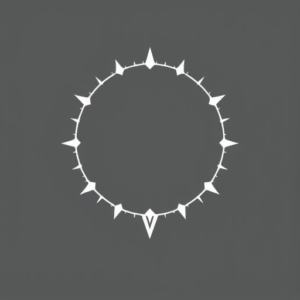 White Ink Halo Tattoo