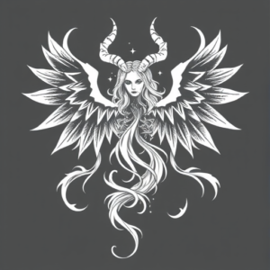 White Ink Hecate Tattoo