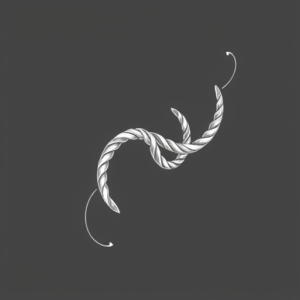 White Ink Helix Tattoo