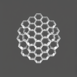 White Ink Honeycomb Tattoo