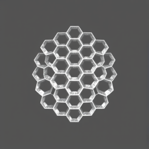 White Ink Honeycomb Tattoo