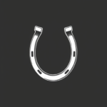 White Ink Horseshoe Tattoo