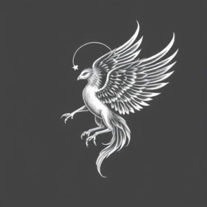 White Ink Icarus Tattoo